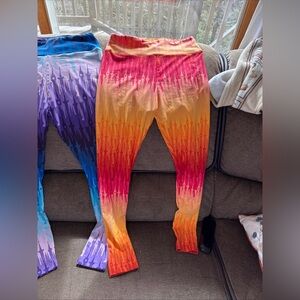 2 Lularoe Disney Castle Leggings Both Are Nwot